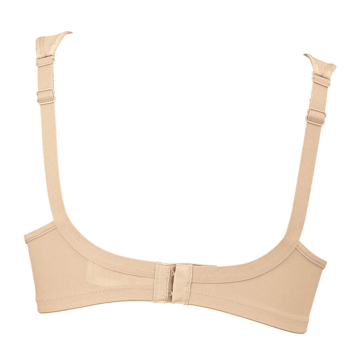 Nº1 SELLING non-wired bra with wide comfort straps CLARA BEIGE 