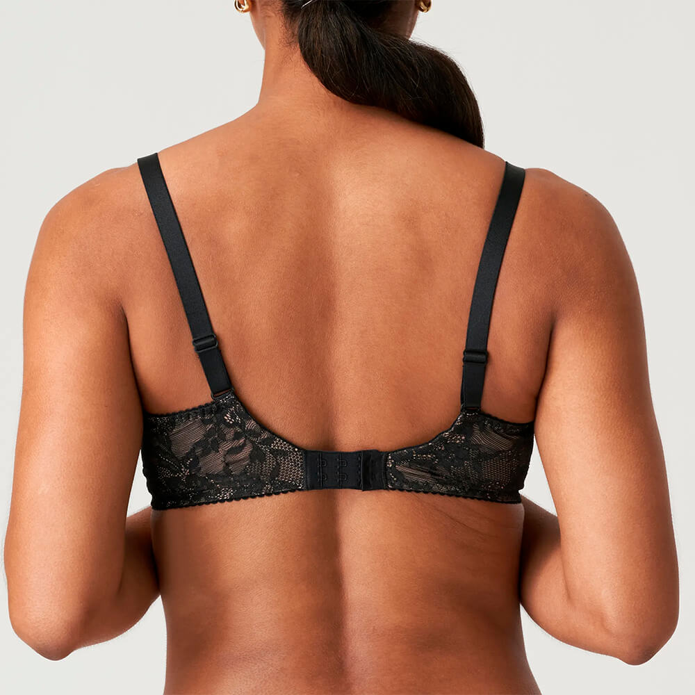 Minimizer bra with lace and underwire PLEASANTON LIMITED EDITION BLACK