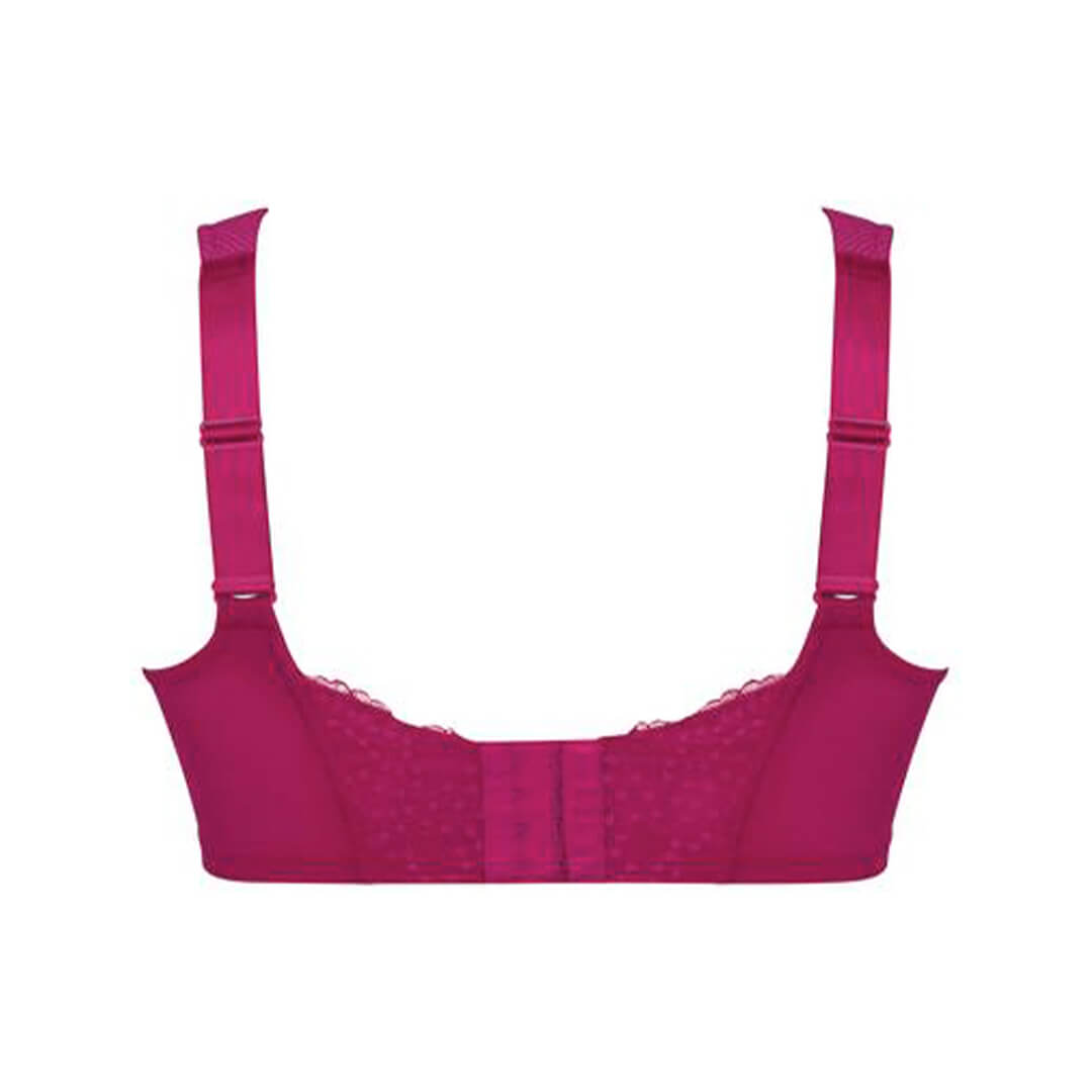 Non-wired bra with wide straps TOP SALES ORELY RED