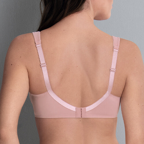 Bra with underwire and smooth cups without padding TWIN ROSA
