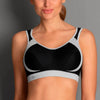 Sports bra without wires EXTREME CONTROL BLACK